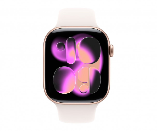 Apple Watch Series 11 GPS 42mm Rose Gold Alu. Case w. Light Blush S. Band - S/M б/у